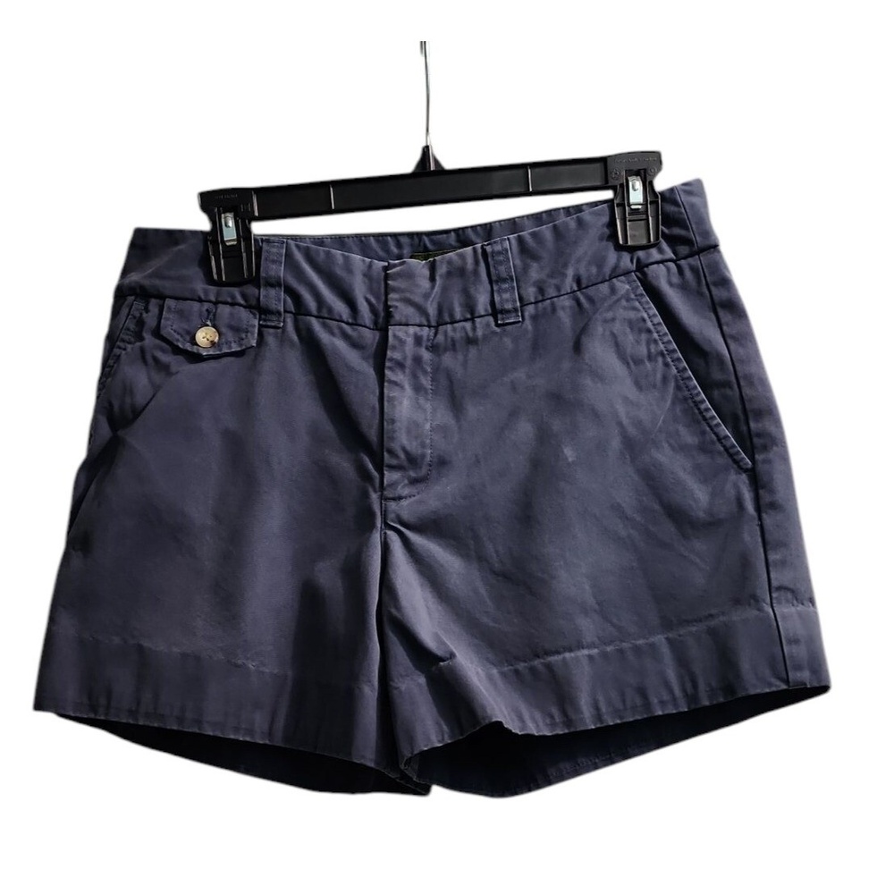 Eddie‎ Bauer Mercer Fit Shorts Casual Everyday Cotton Blend Blue Size 8